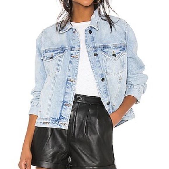 Frame Overlap Denim jacket in Cyclone, size L, E24 - Picture 2 of 10